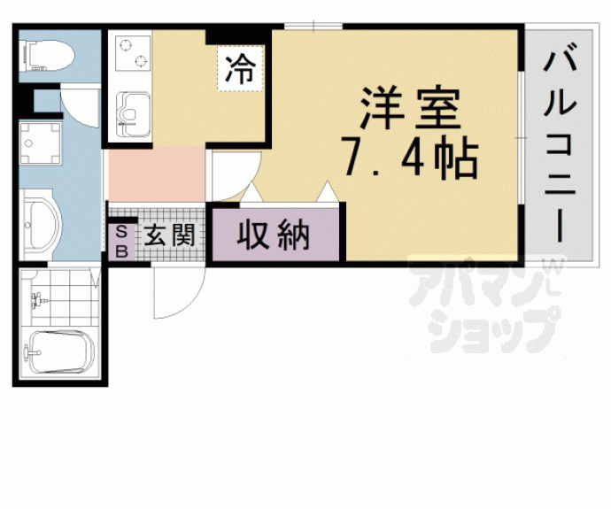 【仮称）大津市御幸町マンション】間取