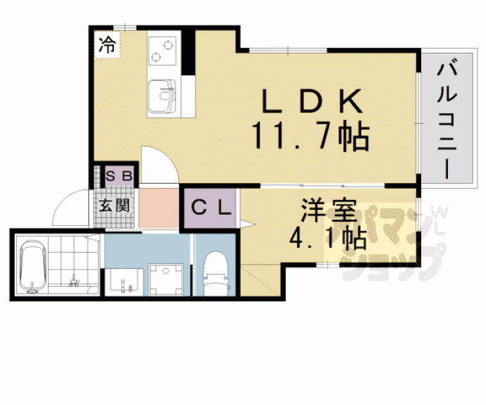 【グリーンティエラ三井寺】間取