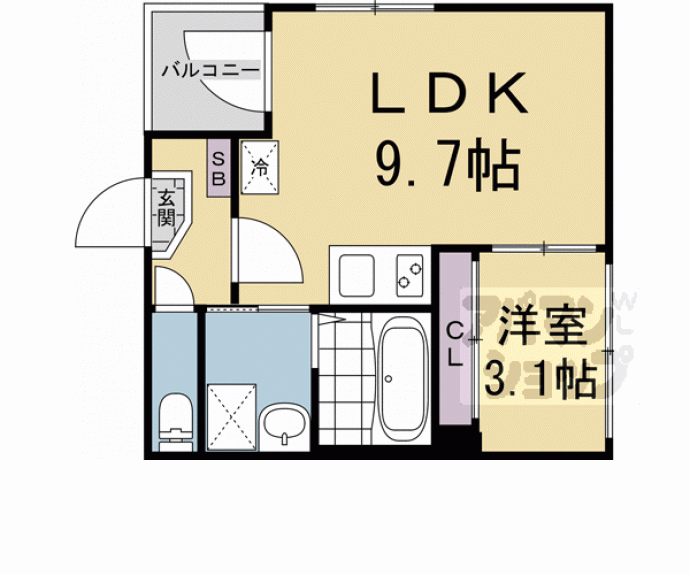 【ラ・ヴィル】間取