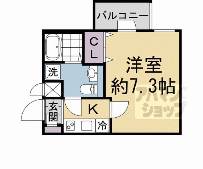 【D.Clarest CREST TAPP 二条】間取