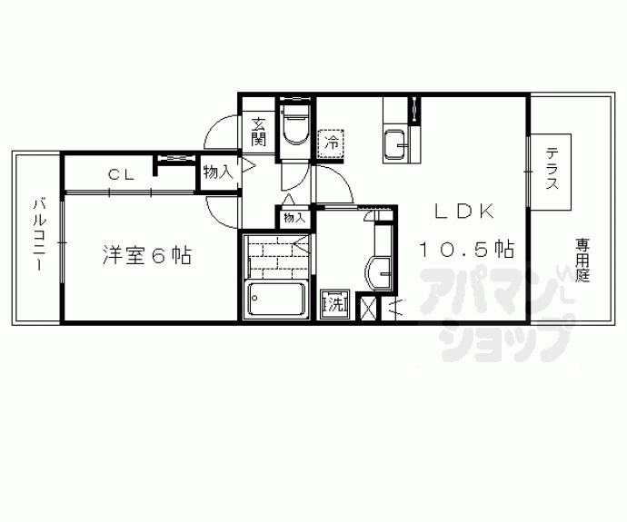 【メゾン・ド・ルクル】間取