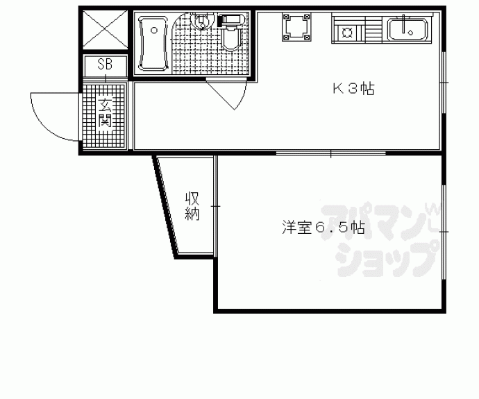 【ロイヤルハイツ梅津】間取