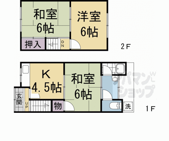 【北川様貸家】間取