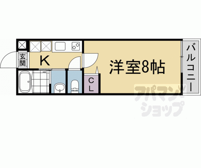 【フォルトゥーナ広隆寺】間取