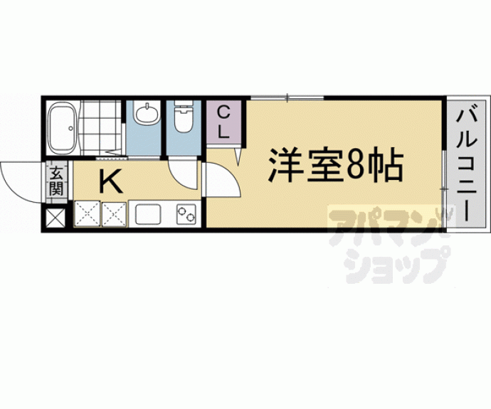 【フォルトゥーナ広隆寺】間取