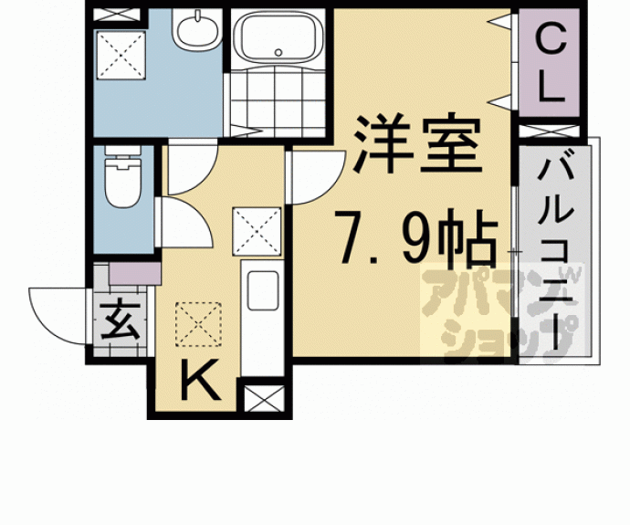 【ヒカルサ京都北山栗栖】間取