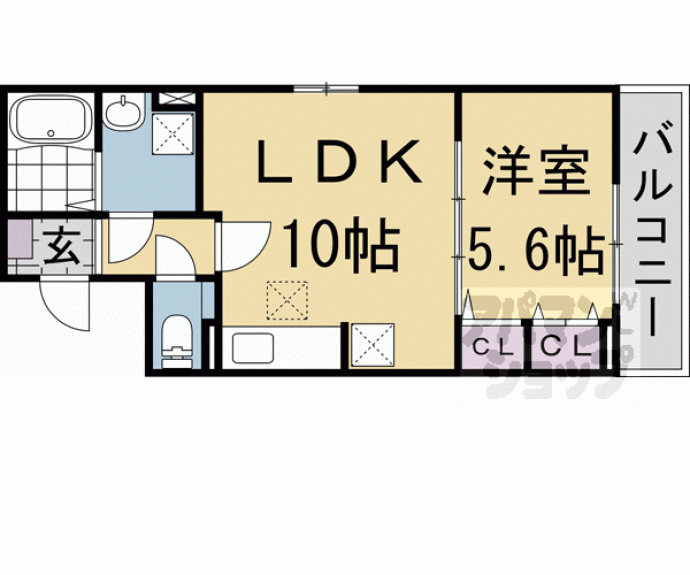 【ヒカルサ京都北山栗栖】間取