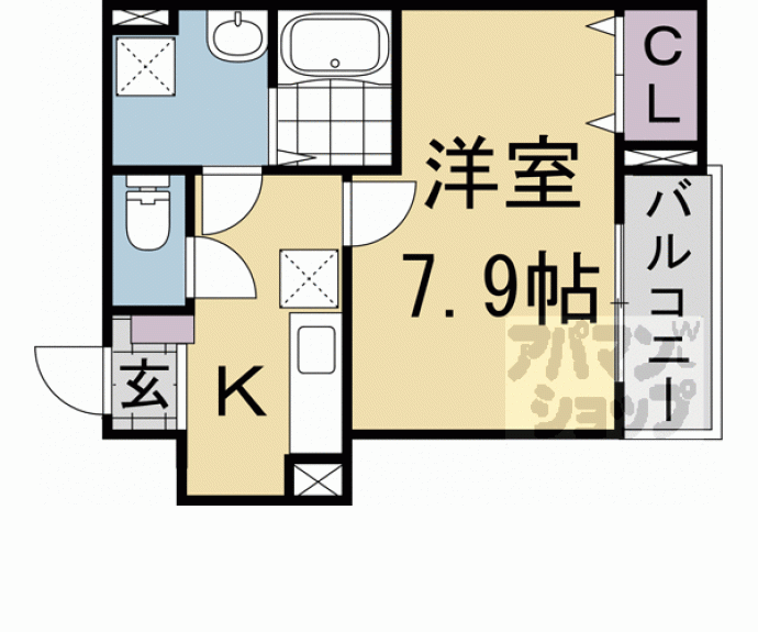 【ヒカルサ京都北山栗栖】間取