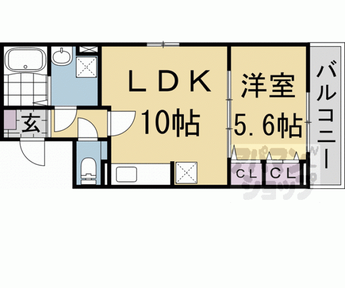 【ヒカルサ京都北山栗栖】間取