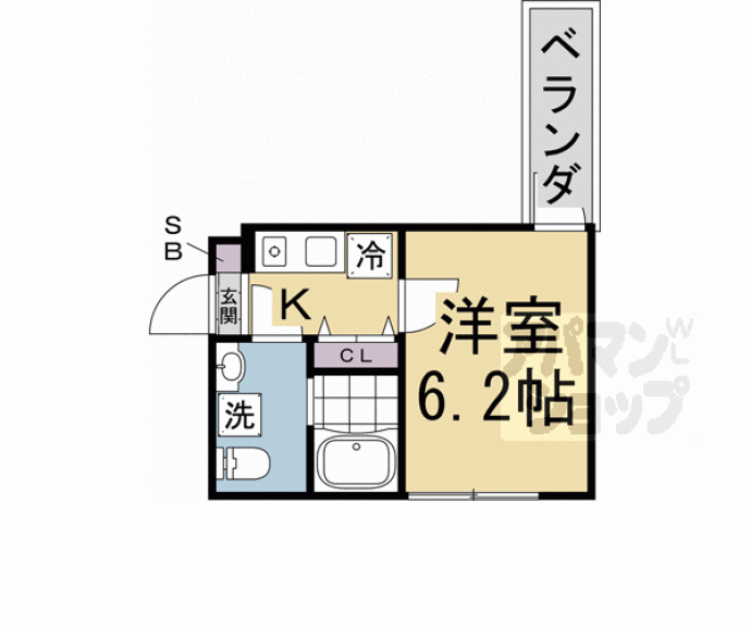【ネクスフィーダ北白川】間取