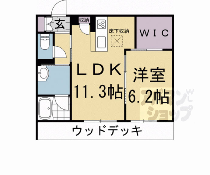 【グランコート北浦】間取