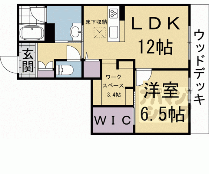 【グランコート北浦】間取
