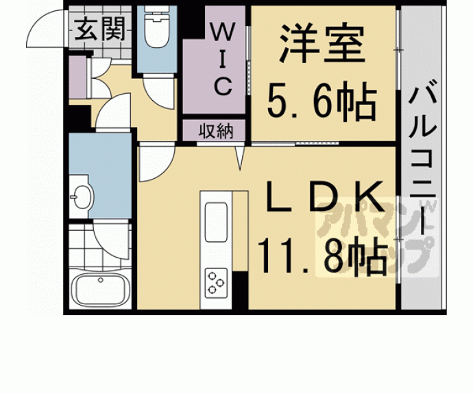 【グランコート北浦】間取