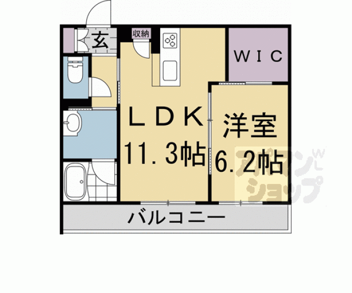 【グランコート北浦】間取