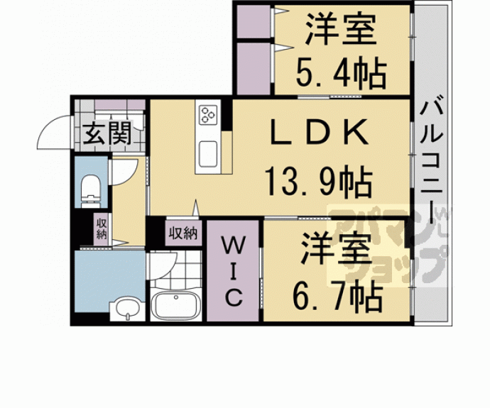 【グランコート北浦】間取