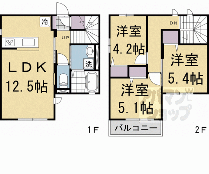 【紫野上柳町貸家】間取