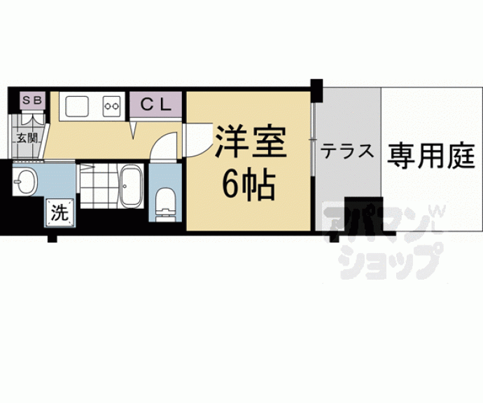 【アクアプレイス京都千本丸太町】間取