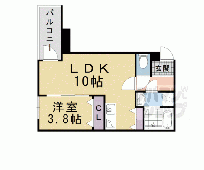 【仮称）ジーメゾン山科エルヴァ】間取