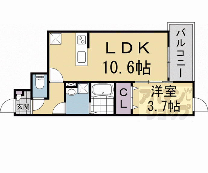 【仮称)ジーメゾン向島クオリエ】間取