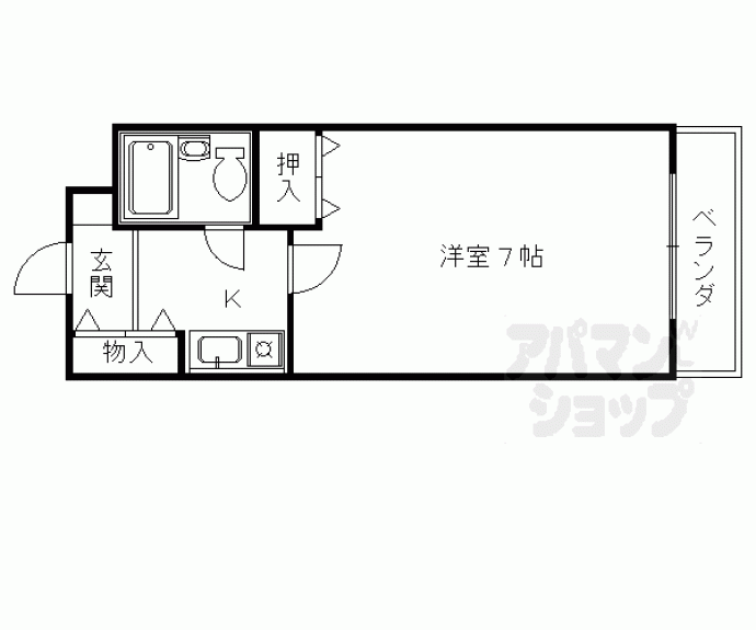 【カワサキハウス２号館】間取