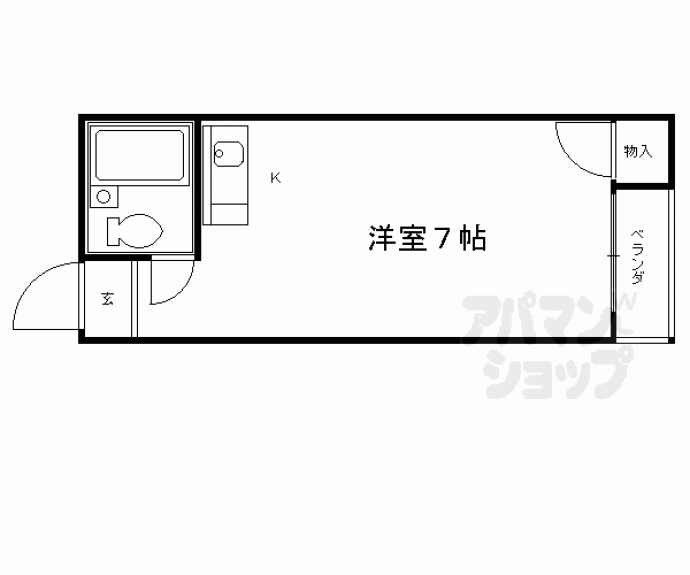 【エムズ太秦】間取