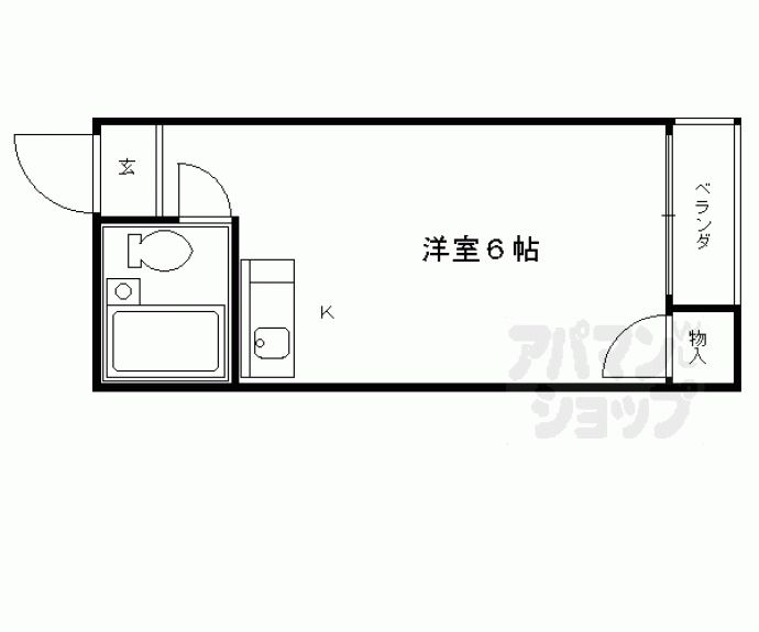 【エムズ太秦】間取