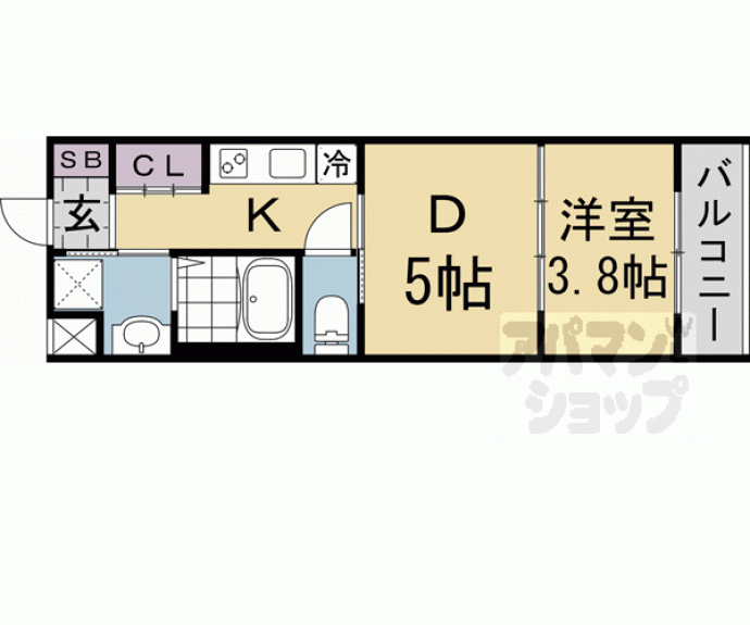 【レシオス京都西院】間取