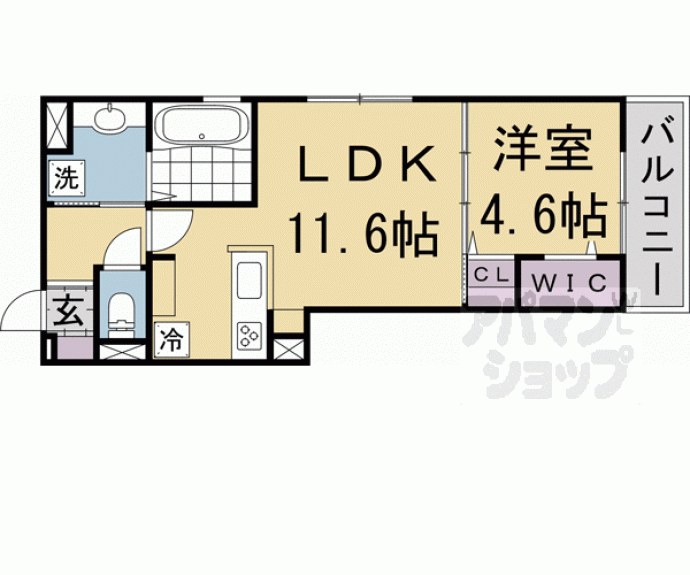 【エスポワメゾン烏丸北大路】間取