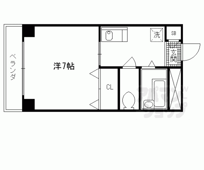 【大西マンション】間取