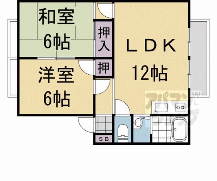 【ウィンディア愛宕】間取