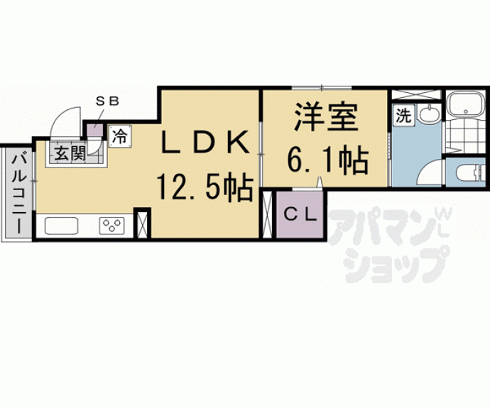 【ブリエ松原】間取