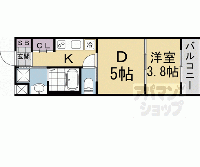 【レシオス京都西院】間取