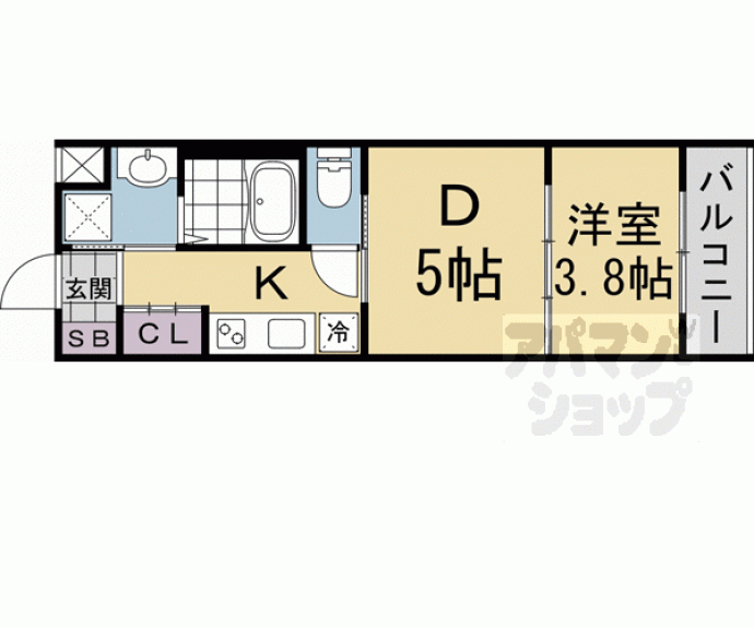 【レシオス京都西院】間取