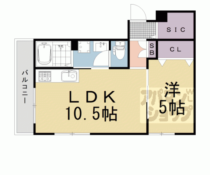 【グレイス東向日】間取