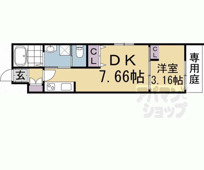 【Ｇｒｅｅｎ　Ｇａｒｄｅｎ】間取