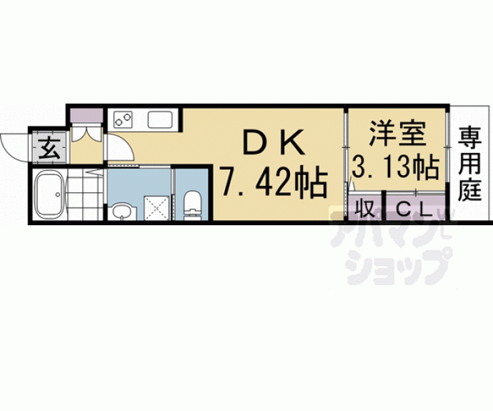 【Ｇｒｅｅｎ　Ｇａｒｄｅｎ】間取