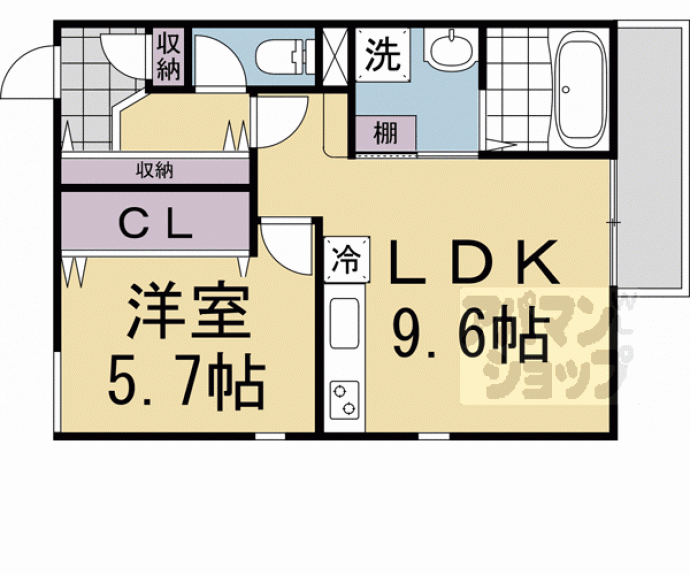 【Ｈｙｇｇｅ伏見】間取