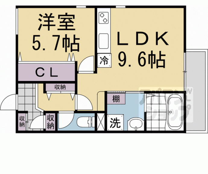 【Ｈｙｇｇｅ伏見】間取