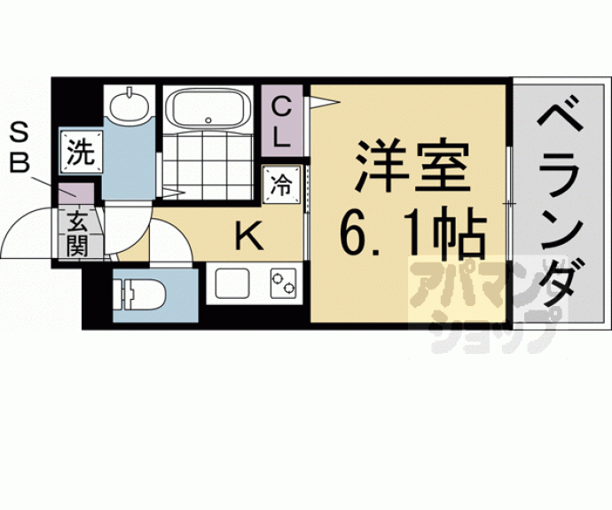 【ＧＲＡＭＭ東小野堀町Ａ棟・Ｂ棟】間取