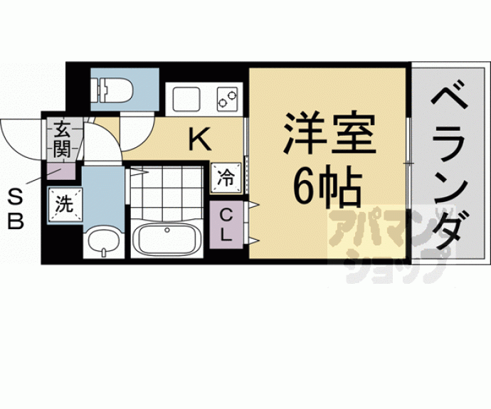 【GRAMM東小野堀町A棟・B棟】間取