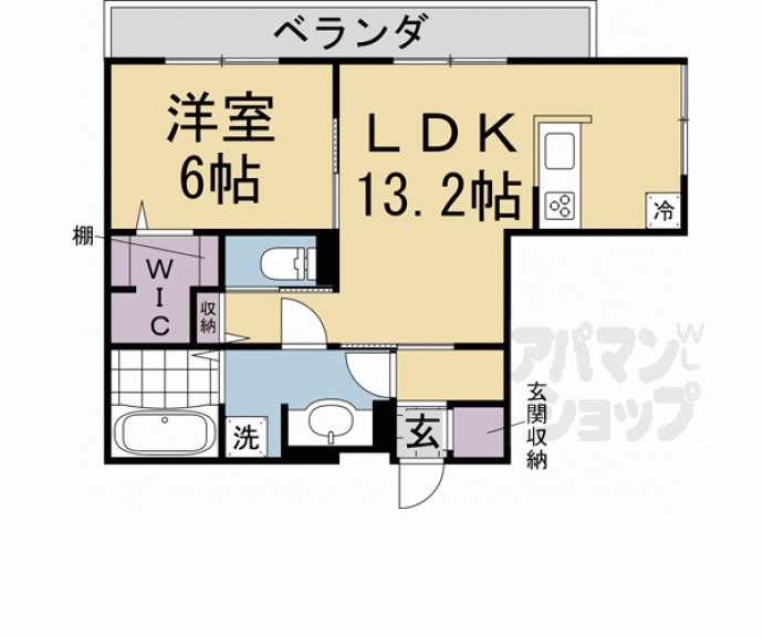 【GRAMM東小野堀町A棟・B棟】間取