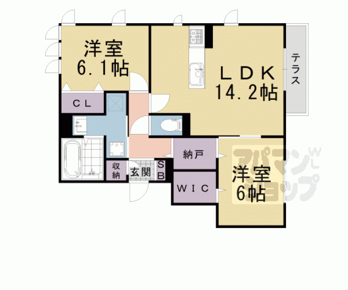 【メゾン青ノ葉】間取