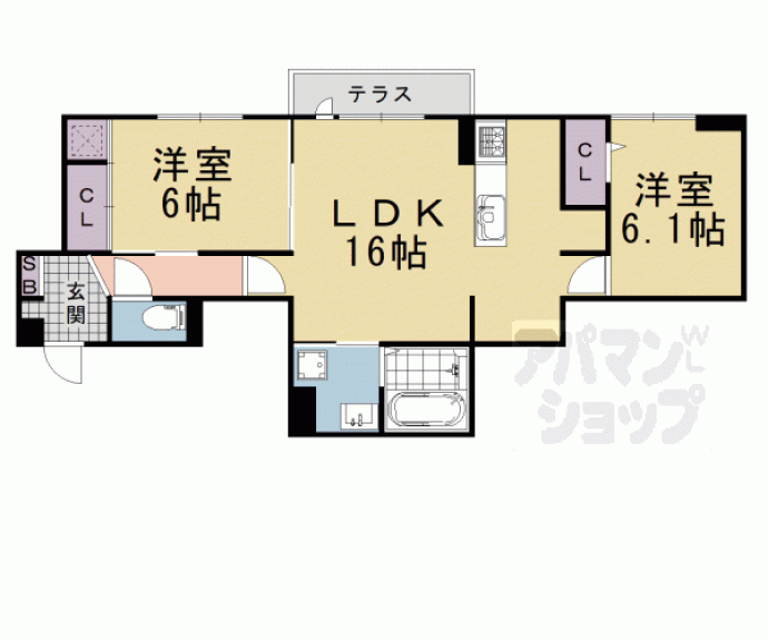 【メゾン青ノ葉】間取