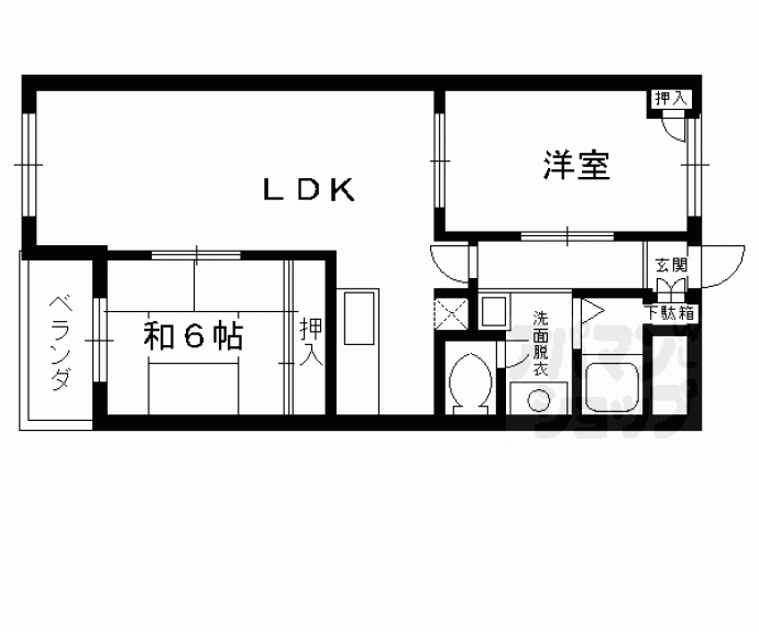 【シャルレ４番館】間取