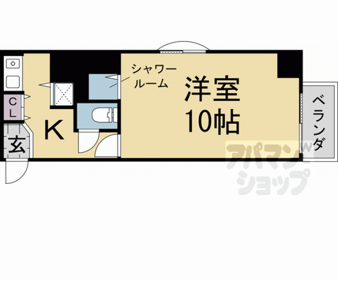 【ジョイテル西院】間取