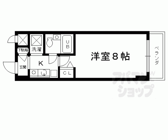 【パラドール西院ＰＡＲＴ－Ｉ】間取