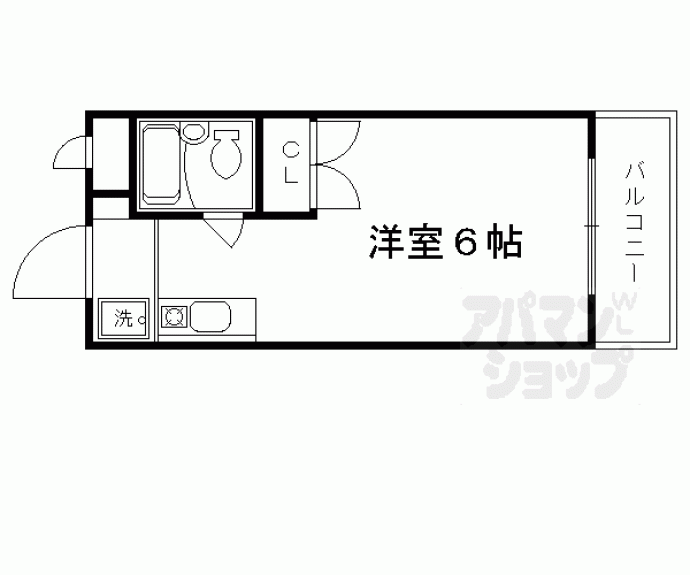 【コーポ葛野】間取