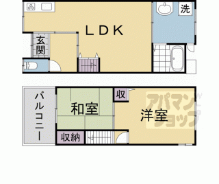 【醍醐下山口町貸家】