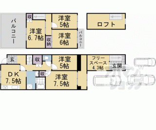 【桃山町大島３８－４９７貸家】