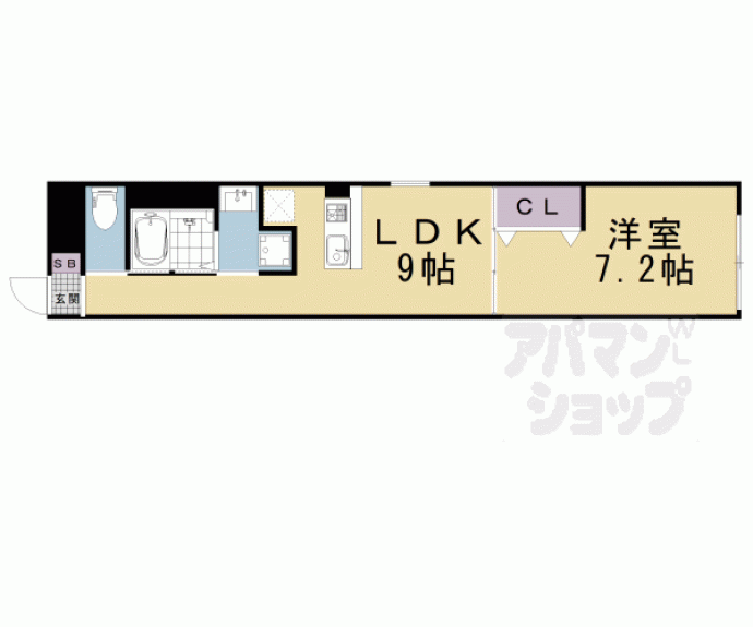 【アイリス清水五条】間取